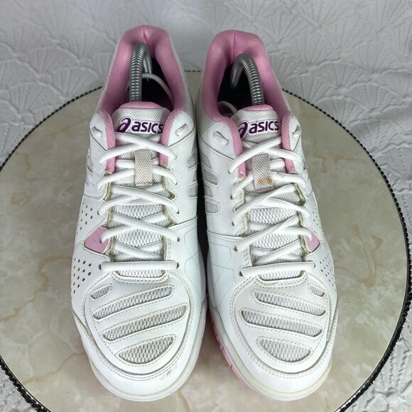 ASICS Gel-Dedicate 4 Comfort Running Shoes Sz 10 White Walking Athletic Sneakers - Picture 4 of 12